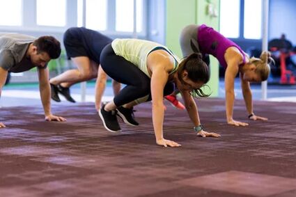 Berpie exercise group